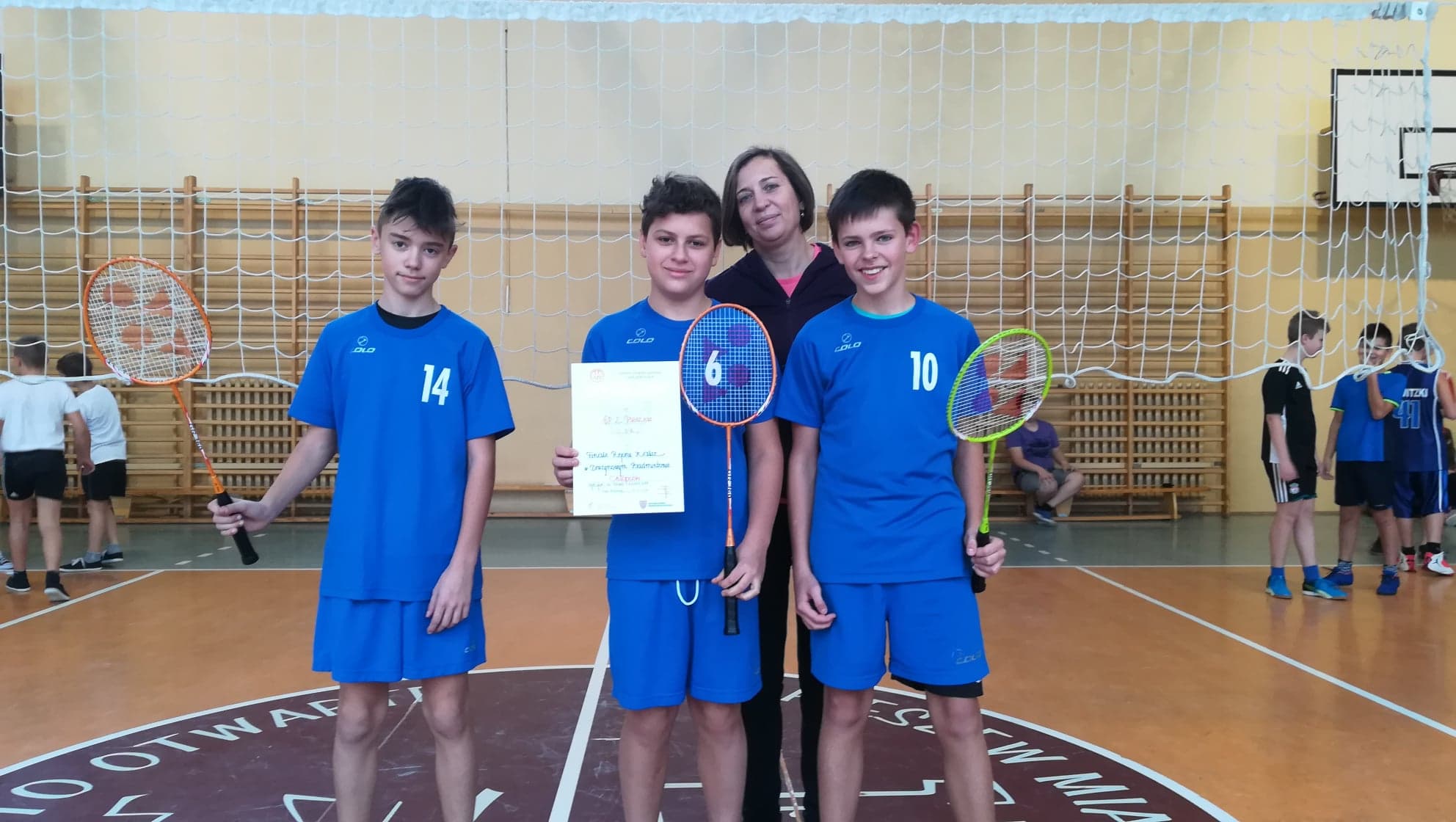 Mistrzostwa Rejonu w Badmintonie Drużynowym chłopców